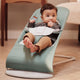 Bouncer Balance Soft Cotton Jersey Light Sage, Grey