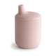 Mushie Silicone Sippy Cup Blush