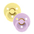 Bibs 2-Pacifiers Sunshine, Violet Sky 0/6 m