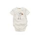 Rib Romper Goose Off White