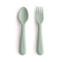 Mushie Fork&Spoon Sage
