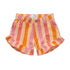Ruffle Shorts Stripes Nectarine