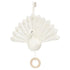 Music Mobile Peacock Cream White