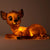 Lamp Light Lying Fawn