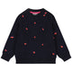 Bisous Sweater Dark Blue