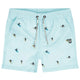 Surfando Swim Trunks Light Blue