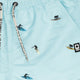 Surfando Baby Swim Trunks Light Blue