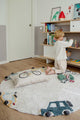Floor Cushion Bike Off White