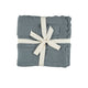 Merino Wool Baby Blanket/Throw Smokey Blue