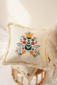 Folk Cushion With Embroidery