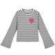 Heart Stripes Longsleeve T-Shirt