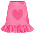 Hearts Frilled Skirt Pink