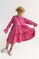 Hearts Frill Spinning Dress Pink