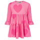 Hearts Frill Spinning Dress Pink