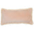 Soft Velvet Bolster With Fringe Latte