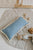 Bolster with Fringe Decorative Pillow Jeans Denim