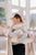 Easter Bunny Pillow Beige Bow