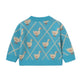 Swans Baby Cardigan Base Cyan