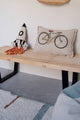 Floor Cushion Bike Off White