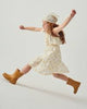 Katie Sundress With Bow Tie Straps & Embroidery