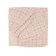 Baby Fitted Sheet Washed Cotton Mauve Pink Grid 70x140 cm