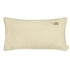 Embroidered Rectangular Cushion French Linen Green Tea 50x30 cm