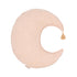Moon Cushion French Linen Powder Pink