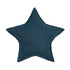 Star Cushion French Linen Deep Blue