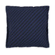 Landscape Waffle Square Cushion Stripes Cobalt 45x45 cm