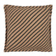Landscape Waffle Square Cushion Stripes Sesame 45x45 cm