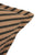 Landscape Waffle Square Cushion Stripes Sesame 45x45 cm