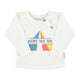 "Here We Go" Longsleeve T-Shirt Ecru