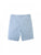 Louis Regular Fit Linen Cotton Striped Shorts