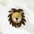 Animal Head Lion Beige