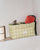 Stories Double Storage Basket Green Lemon Squares 30x20x15 cm