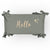 Cot Bumper Washed Stars Forest Green