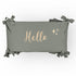 Cot Bumper Washed Stars Forest Green