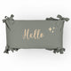 Cot Bumper Washed Stars Forest Green