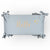Cot Bumper Washed Stars Grey