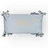 Cot Bumper Washed Stars Grey