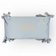Cot Bumper Washed Stars Grey