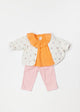 Transat Striped Baby Pant Rose