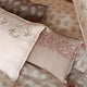 Ivy Small Rectangle Cushion Embroidered Mink