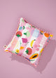Fruits and Veggies Pompom Cushion
