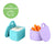 OmieDip Set of 2 Aqua, Purple