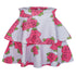 Wave Skirt Roses Pink