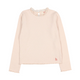 Ruffle T-Shirt Cream Pink