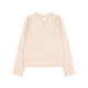 Ruffle T-Shirt Cream Pink