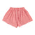 Chekered Shorts Red & Ecru