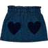 Teacher Skirt Washed Denim Blue